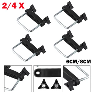2/4 Set Roof Box U Bolt Clamps Luggage Frame Retainer Clip for Most Car Vehicle - Picture 1 of 18
