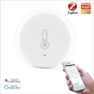 Tuya Smart Zigbee Hygrometer Thermometer Work With Alexa Google Home Assistant - Picture 1 of 9