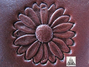 Herramienta de estampillas de cuero de 1" con flor de margarita discontinuada Craftool Co. EE. UU. 8492 - Imagen 1 de 3