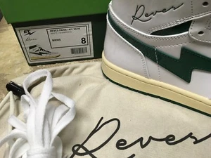 DS MENS REVES PARIS AIR KIY 85 HI WHITE GREEN SHAMROCK CELTICS SZ 8 AUTHENTIC - Picture 1 of 12