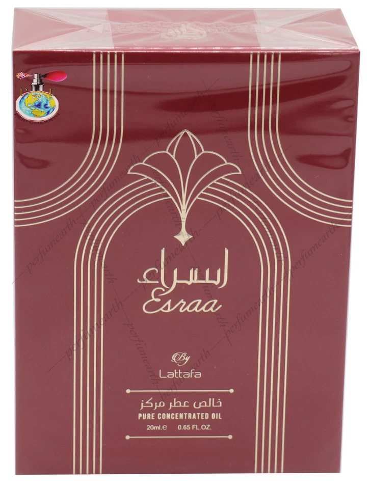Aceite Perfumado Concentrado Puro Esraa de Lattafa 20 ML Unisex Nuevo En Caja Foto 1 de 1
