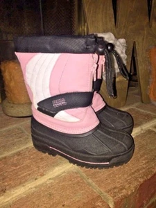 Buster Brown Chill Chasers Thinsulate Snow Ski Winter Boots Youth Girl Sz 10 ! - Picture 1 of 6