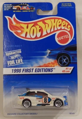 Ford RS Cosworth Hot Wheels 1995 Escort Rally 1998-637 primeras ediciones Foto 1 de 4