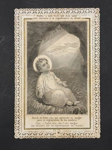 holy card santino merlettato canivet "JESUS CHILD" - Picture 1 of 2