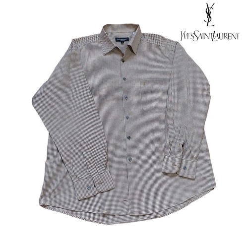 SAINT LAURENT (YSL) Yves Saint Laurent Pour Homme Camicia Uomo YSL Abito Lusso Tg L