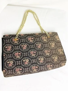 1950s Stylemark By Mutterpurl Tapestry Handbag With Original Mirror - Picture 1 of 5