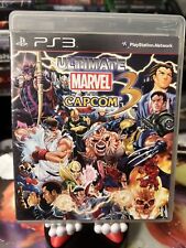 Ultimate Marvel vs. Capcom 3 - (PS3, 2011) Disc VGC* Black Label* FREE SHIPPING