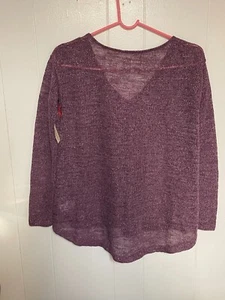 Aeropostale Top Sheer Knitted Sweater Size Small NWT - Picture 1 of 3