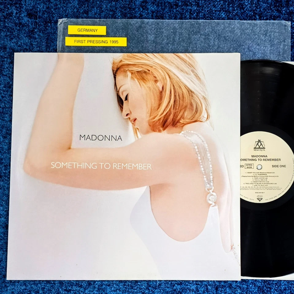 MADONNA SOMETHING TO REMEMBER 12'' LP VINYL 1st PRESSING MADE IN GERMANY 1995 — 第 1/4 张图片