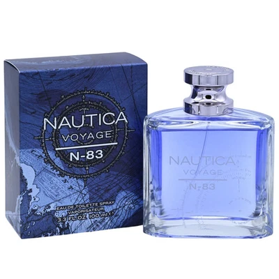 NAUTICA VOYAGE N - 83 para hombre 3,3 / 3,4 OZ edt Colonia Nuevo en Caja Foto 1 de 4