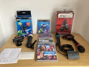 Sony PlayStation 3 Move Starter Pack & Sing Star Microphones With Games - Picture 1 of 13