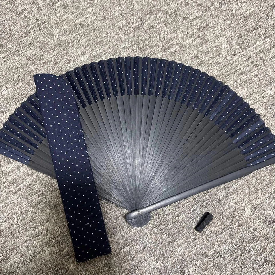 Складной вентилятор Sensu темно-синий точка - Изображение 1 из 1