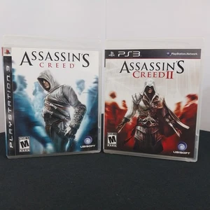Assassin's Creed 1 & 2 Bundle Playstation 3 PS3 Spiel Disc; CIB Sehr Gut! - Bild 1 von 4