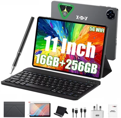 Android 15 Tablet 11.1 Inch 16GB+256GB (1TB TF) IPS WiFi 8000mAh 8-Core 2025 NEW - Image 1 of 4