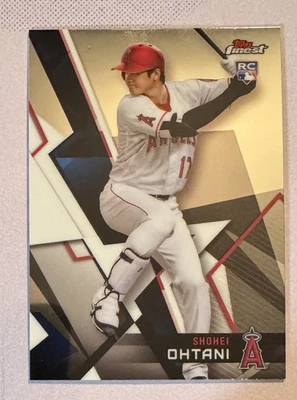 2018 Topps Finest - Shohei Ohtani #100 (RC) Angels Jugador Más Valioso Novato *Leer Excelente Foto 1 de 4