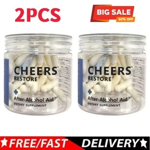 2x Support Your Liver | Cheers Restore | Supplement mit DHM+L-Cystein | 60 Stück - Bild 1 von 9