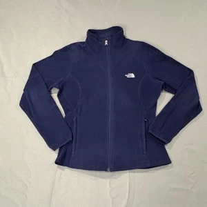 The North Face Jacket Womens L Blue Full Zip Pockets Polartec Classic Fleece - Picture 1 of 15