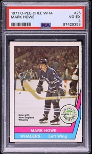 1977 O-Pee-Chee WHA Hockey Mark Howe #25 PSA 4 - Picture 1 of 2