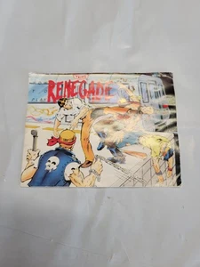 Renegade Nintendo NES Manual Only ~ Instruction Booklet - Picture 1 of 3