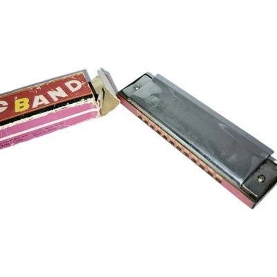  Armónica Swing Band 1974 vintage en caja original Japón Chadwick-Miller G-Key Foto 1 de 4