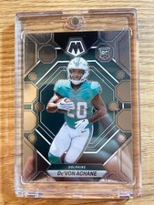 2023 De'von DeVon Achane Panini Mosaic Rookie Card #312 Silver Holo Prizm RC
