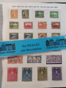 Haiti 1933-1958 vf used MH MNH + covers collection in 2 albums High CAT TOP! - Picture 1 of 1