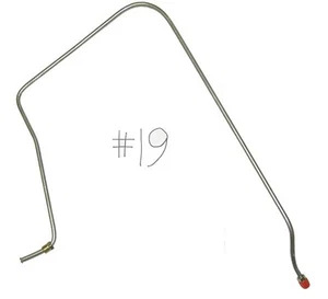 1967 Master Cylinder Brake Line Power Brakes Stainless Steel - Picture 1 of 1