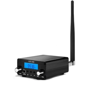 FM Transmitter Church 0.5W Mini Radio Stereo Station PLL Black w/ Antenna CZE05B - Picture 1 of 6