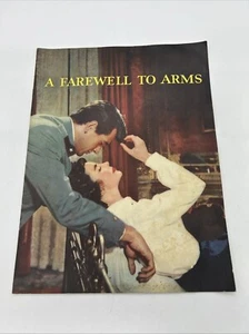Folleto de la película Adiós a las armas 1957 Rock Hudson Jennifer Jones de colección - Imagen 1 de 17