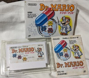 Dr. Mario Nintendo Famicom FC NES CIB Box Manual Included Pins Cleaned Tested - Picture 1 of 15