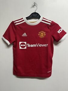 Kid's Manchester Utd Adidas Home Football Shirt - 7-8 Yrs - Rashford 10 - NWD