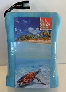 Reversible Microfiber Turtle Beach Towel Whitley Willows 35" x 70"  Pool Yoga - Picture 1 of 4