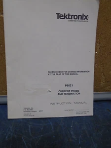 Tektronix P6021 Sonda di Corrente Manuale Istruzioni - Foto 1 di 3