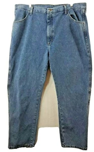 Rustler Mens 41 x 29 1/2 Denim Blue Jeans - Picture 1 of 12