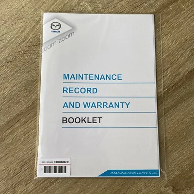 NEW BLANK MAZDA SERVICE LOG BOOK BOOKLET - Image 1 of 2