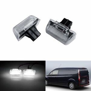 2x LED Licence Number Plate Light Lamps For Ford Transit Connect Tourneo 2002>13