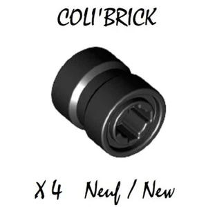 Lego 74967 - 4x Jante Roue / Wheel 8mm D.x9mm - Noir / Black - NEUF - Imagen 1 de 1