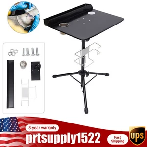 Salon Tattoo Table Desk Tattoo Work-Station Tray Tattoo Workstation Stand Tray - Picture 1 of 7