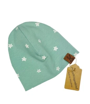 Babymütze,Erstlingsmütze,0-6 Monate,Jersey Mütze,35-42 cm KU,Wendebar,NEU❣️ - Bild 1 von 3