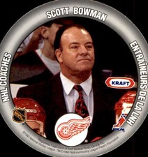 1993-94 KRAFT PEANUT BUTTER DISCS SCOTTY BOWMAN DETROIT RED WINGS #NNO