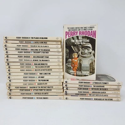 Perry Rhodan Vintage Ace Ciencia Ficción y Fantasía Pb Libro Lote de 25 Foto 1 de 4