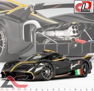 MODELOS LCD18012-BL 1:18 PAGANI HUAYRA R (CARBONO NEGRO) DIECAST - Imagen 1 de 9
