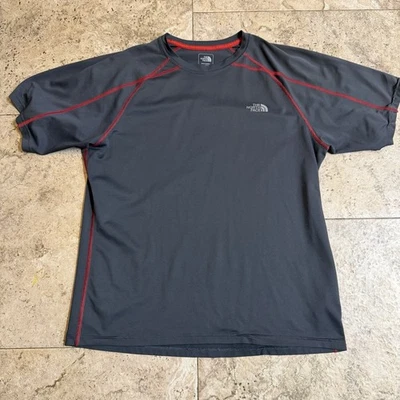 Camiseta The North Face Hombre M Mediana Gris Capa Base Manga Corta Cuello Redondo Foto 1 de 4