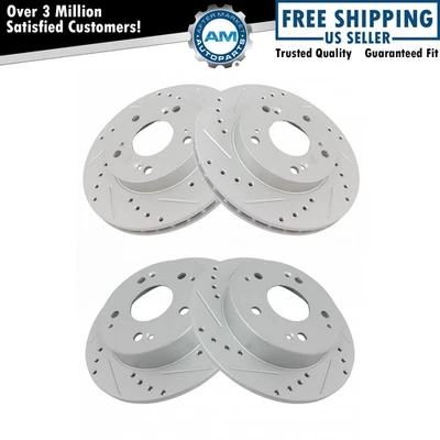 Juego de rotores de freno delanteros y traseros para Acura RSX 2002-2006 Foto 1 de 4