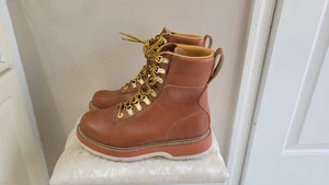Cabelas Mens Boots Felt Bottom Wading Water Size 11  Cognac Fishing Ranger New - Picture 1 of 8