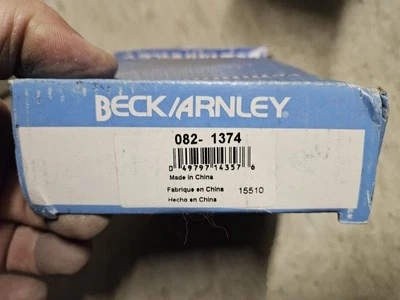 NUEVO JUEGO DE PASTILLAS DE FRENO BECK/ARNLEY 082-1374 para 89-96 Nissan 240SX Foto 1 de 4