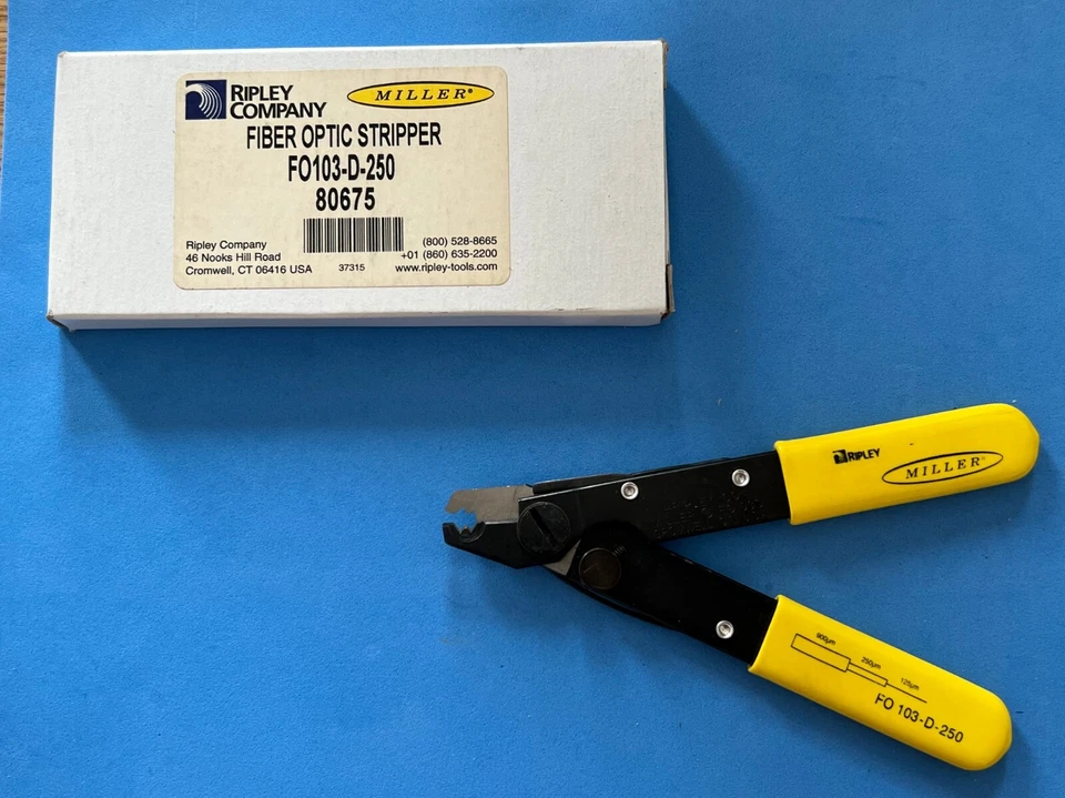 Ripley Tools Fibre Optic Stripper-Miller® FO 103-D Dual Hole Stripper 250/900 um