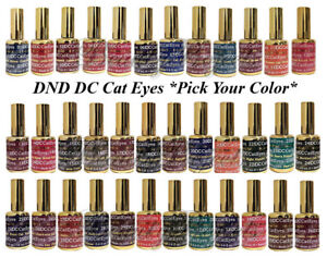 Dnd Dc Cat Eyes Pick Your Color .6oz Magnetic Design Led/Uv Dnd Gel Polish