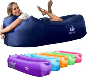 Inflatable Lounger Air Sofa Hammock-Portable,Water Proof& Anti-Air Leaking NEW - Picture 1 of 7