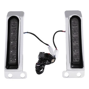 Accent Saddlebag Filler Support LED Inserts Light Fit For Harley Touring 2014-Up - Picture 1 of 9